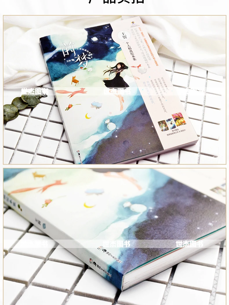 Shi Meng : Wang He's короткая книга с картинками коллекция мультфильмов для красивых