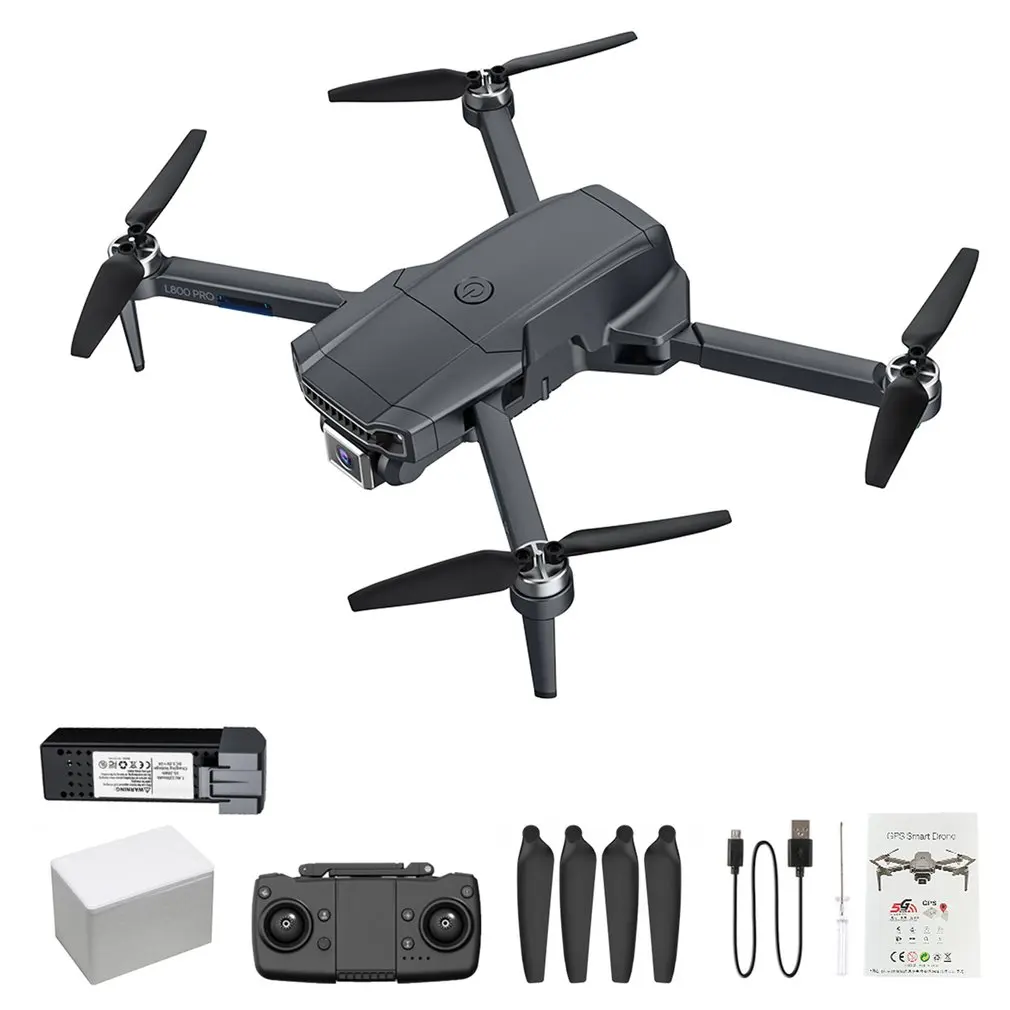 

Квадрокоптер L800 Pro складной с GPS, 4k, 1,2 км