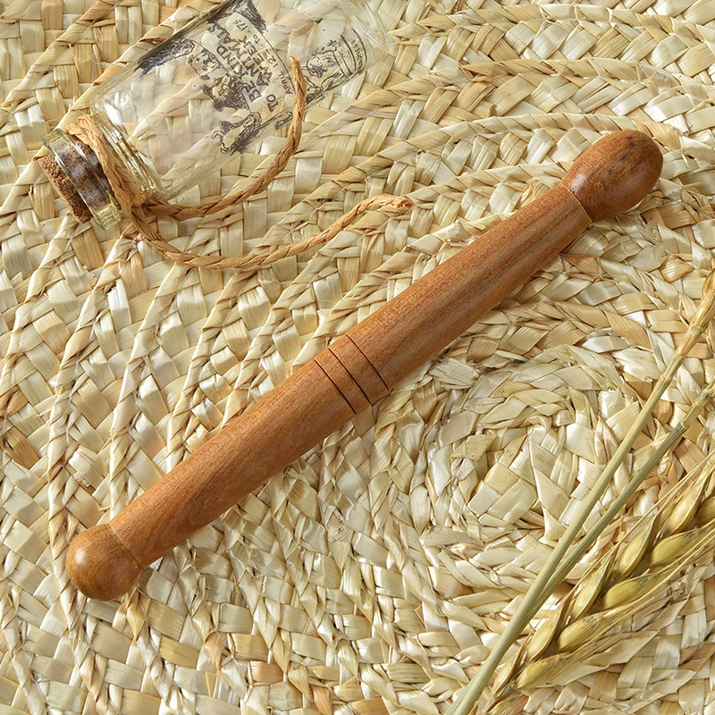 

1pc Wooden Foot Body Massager Stick Relieve Muscle Soreness Relaxation Tools Chinese Medicine Hit At Certain Acupoints Tools