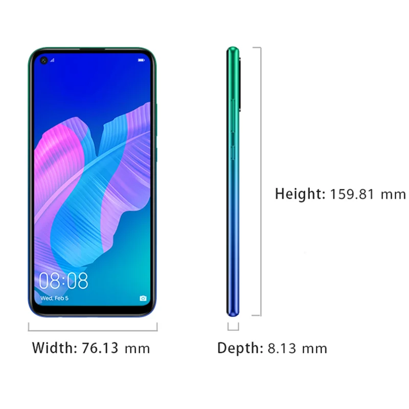 Смартфон Huawei P40 lite 4 + 64 ГБ AI камеры 48 МП экран 6 39 ''FHD Kirin 710 восемь ядер|Смартфоны|