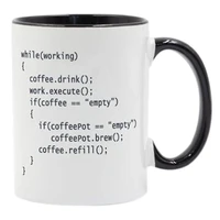 coffee program for programmers coffee mug ceramic cup color handle colour christmas new year gift mug