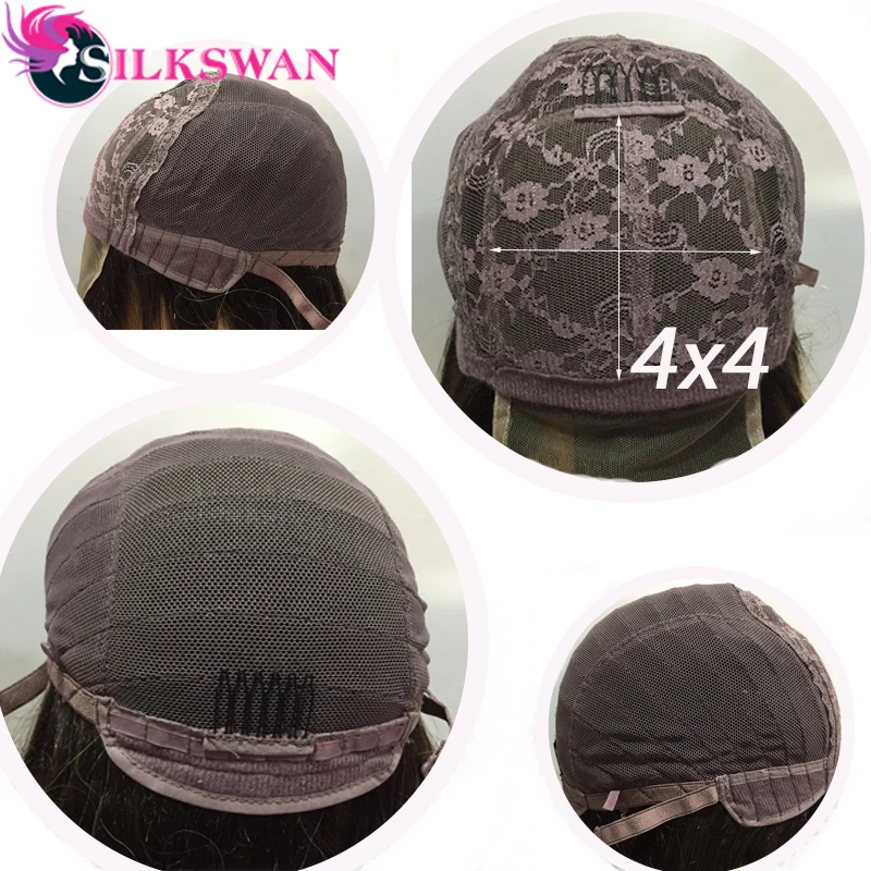

SilkSwan Brazilian Human Hair Wig Sale Straight Lace Closure Wigs For Black Women Straight Long Human Hair Lace Wigs 180 Density