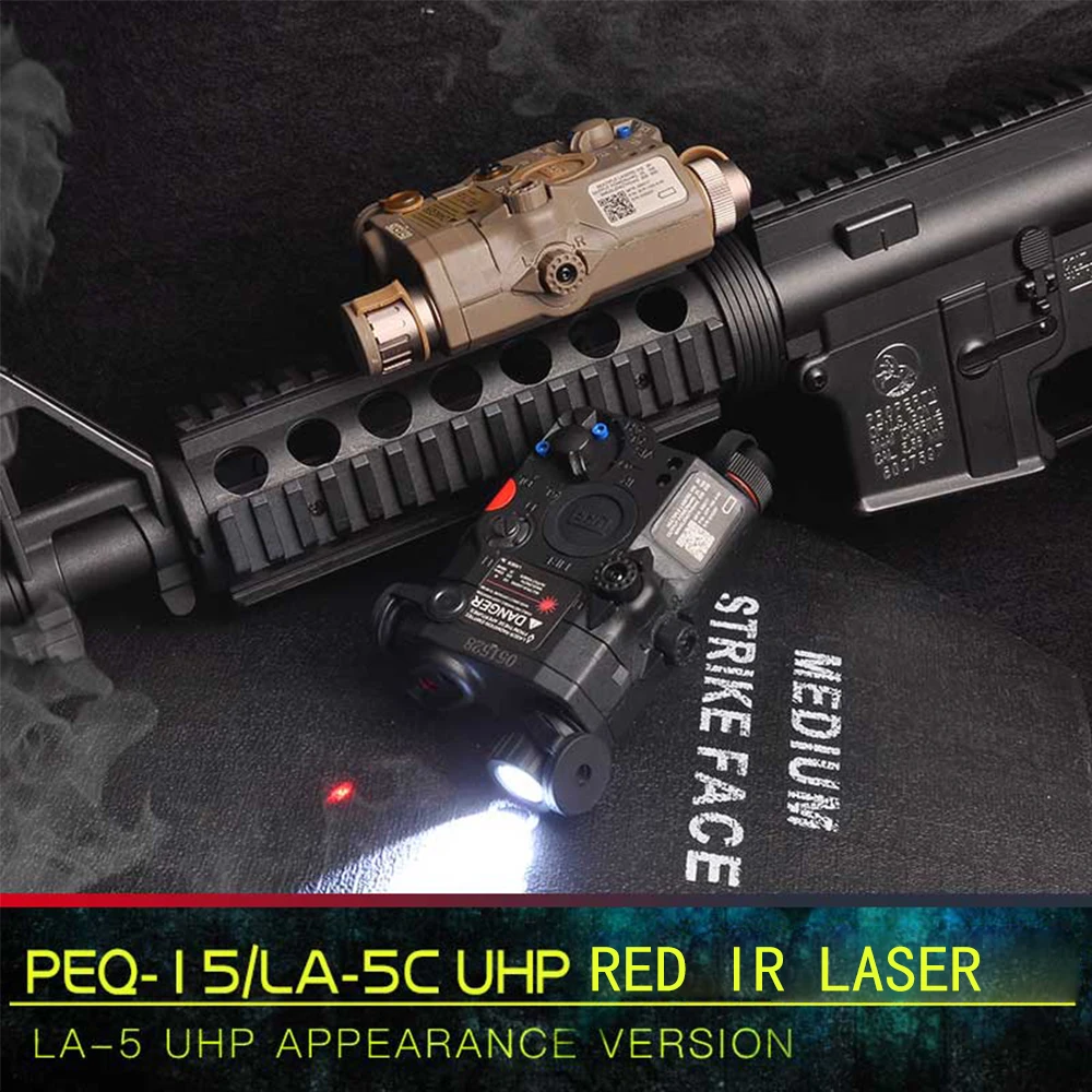 WADSN страйкбол LA-5 PEQ 15 Red Dot Lazer IR лазерный светодиодный тактический светильник UHP внешний вид Softair LA 5C PEQ-15 оружейный светильник WEX396 оружие