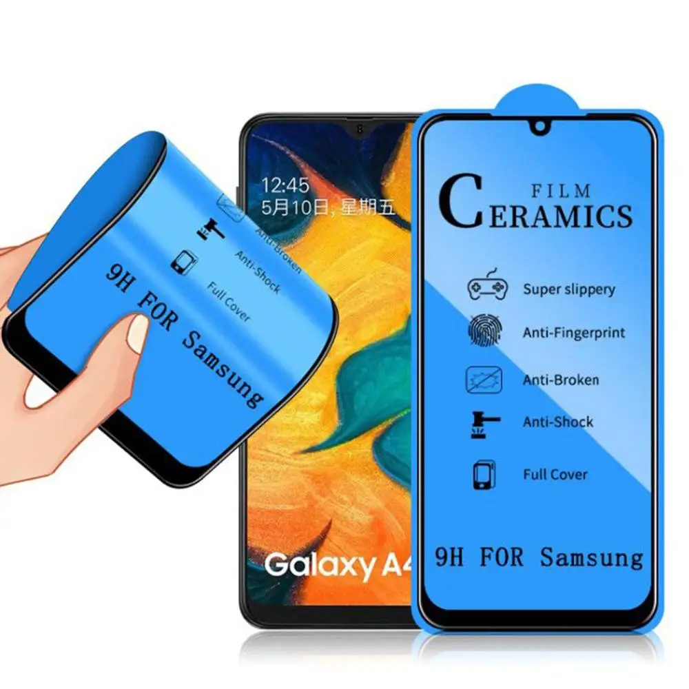 10 шт. Мягкая Керамическая Защитная пленка для samsung Galaxy A90 A80 A70 A60 A50 A40 A20 A10 M30 10D |