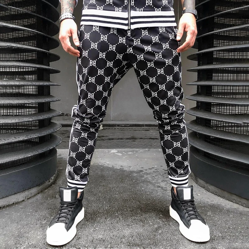 Мужские брюки в стиле хип хоп повседневные для бега уличная мода 2019|Повседневные