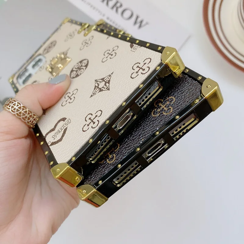 Samsung A51 Luxury Leather Case For Samsung A10s A20s A30s A40s A50s A60 A70 A71 M10s M20 M21 M30s M40 A81 Square Cover Case