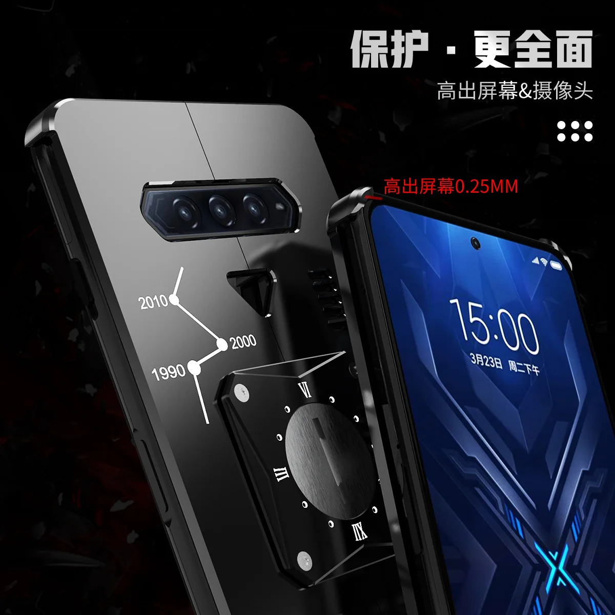 original metal luxury new thor heavy duty armor metal aluminum phone case for xiaomi black shark 4 3 3s 2 pro cases cover free global shipping