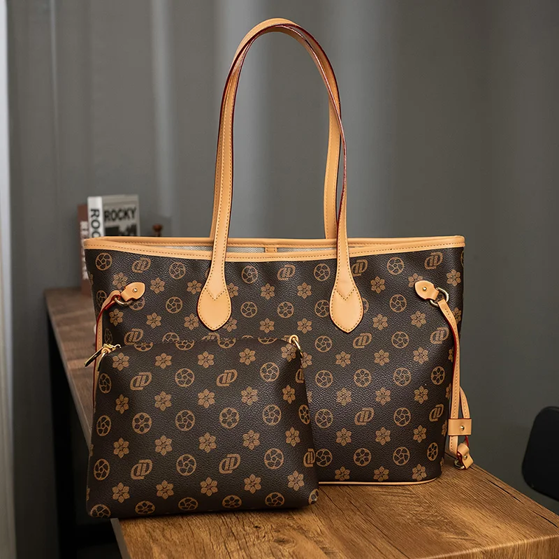 

New Large Shoulder Bag Women's Bag Large Capacity Simple Tote Bag Shopping Bag
