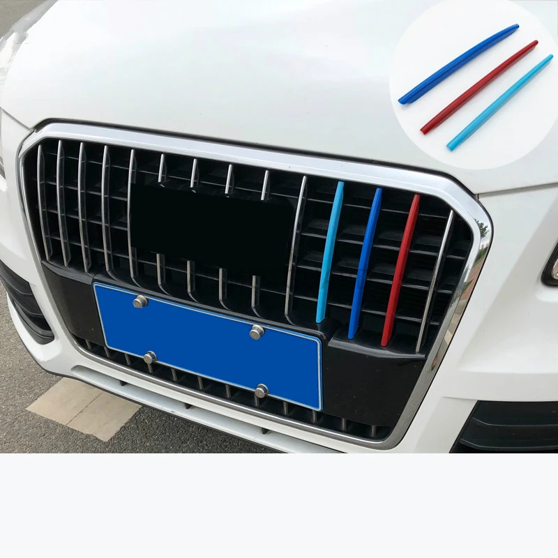 Для Audi Q5 2013-2018 хромированный передний бампер радиатор сетка решетка радиатора