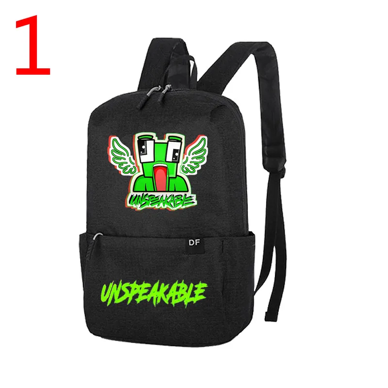 

2021 Fashion UNSPEAKABLE Printed Backpack Canvas Student Bag