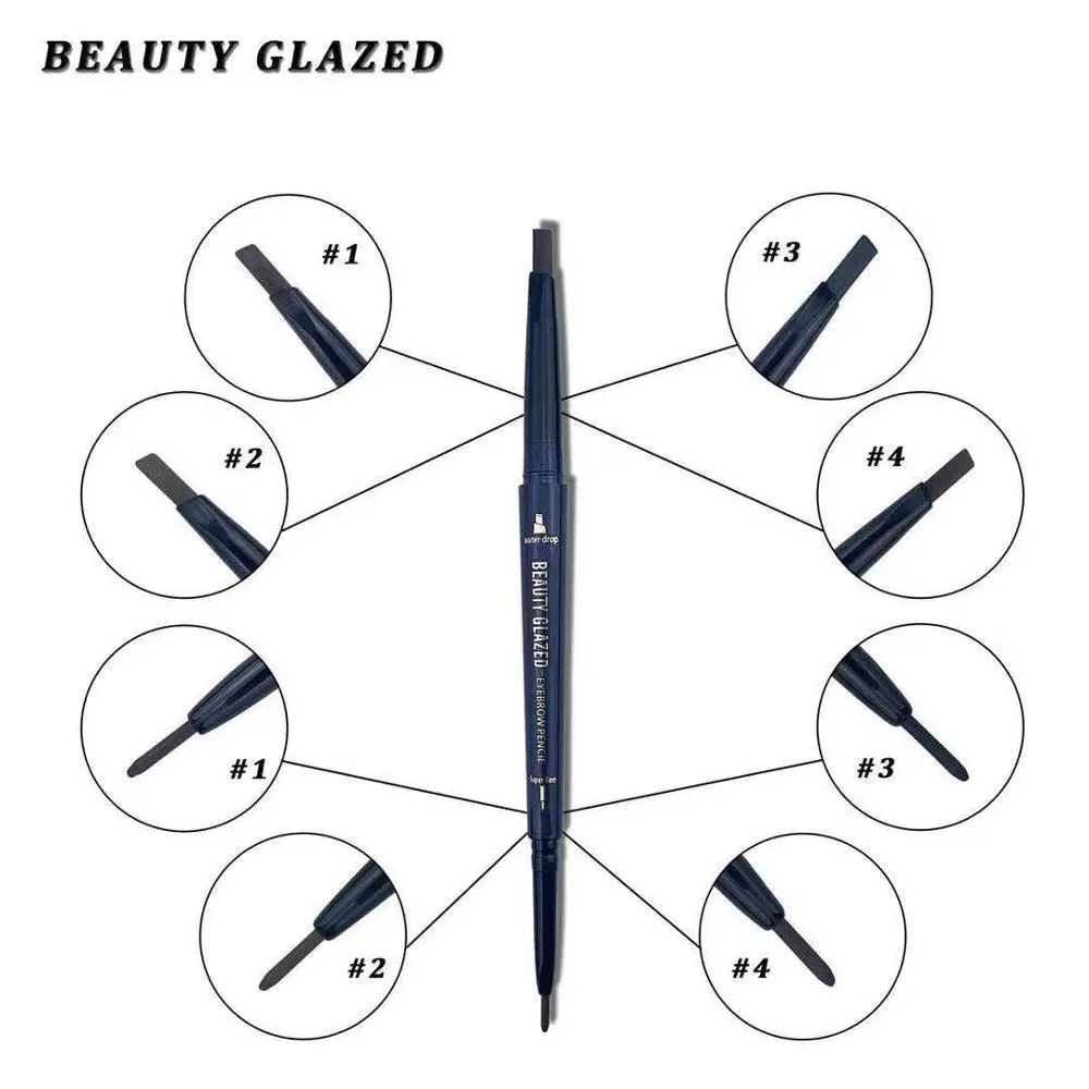 BeautyGlazed карандаш для бровей водостойкий натуральный долговечный ультратонкий 1 5