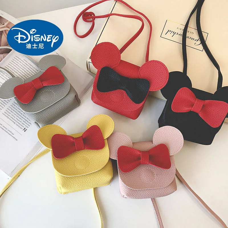 Детская сумка мессенджер из ПУ кожи Disney Mickey Mouse женская через плечо с Минни для