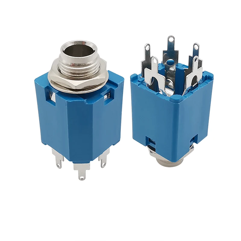 

2/5 шт., разъём для наушников 6,35 мм