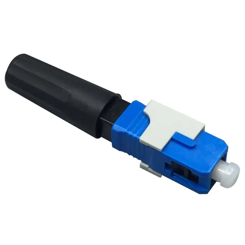 

100/200/300pcs SC UPC Fiber Optic Fast Connector SC FAST connector blue fibra FTTH single mode quick conector Adapter wholesale