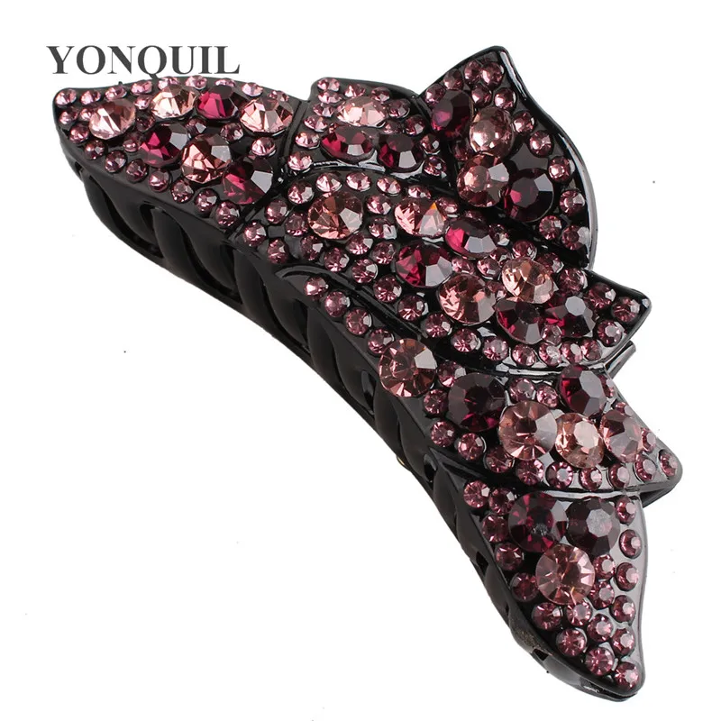 

Краб для волос женский, винтажный, разноцветный, блестящий, женский головной Убор