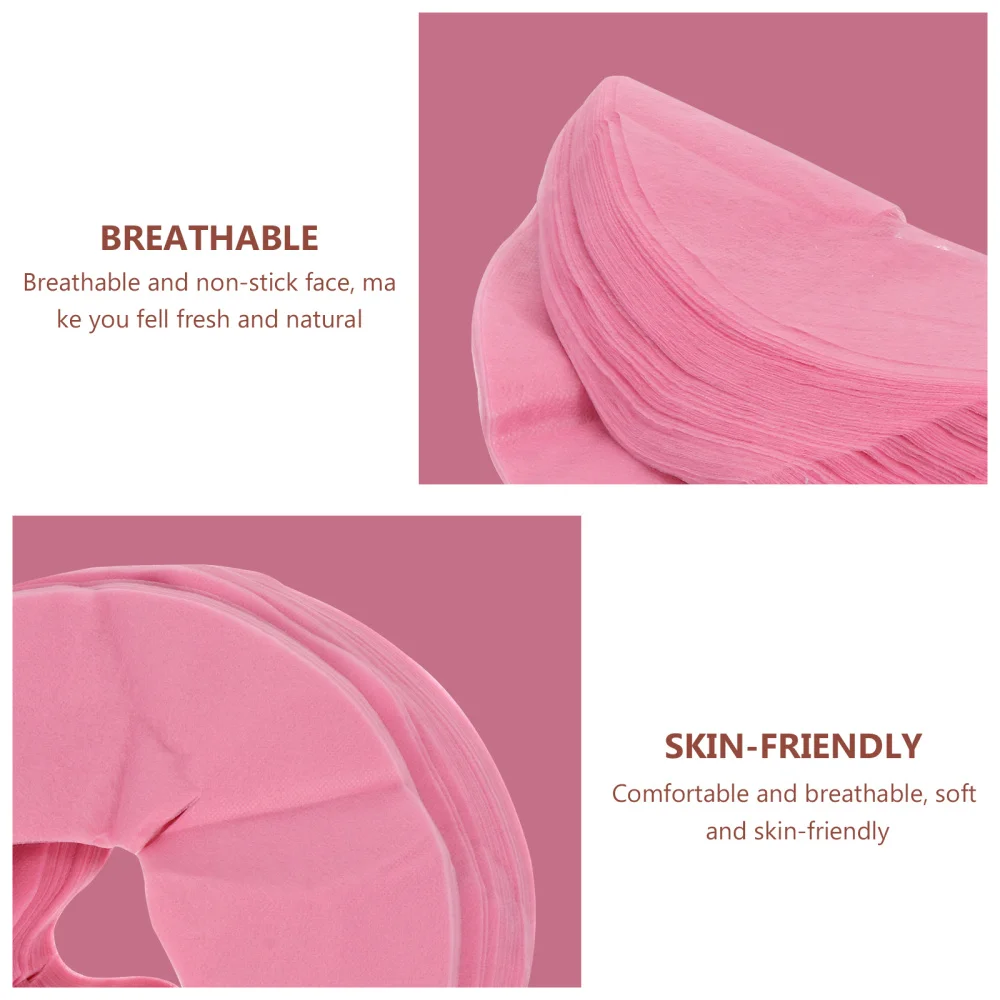 

50pcs Disposable Bed Face Mat Face Hole Towels Beauty Salon Supply