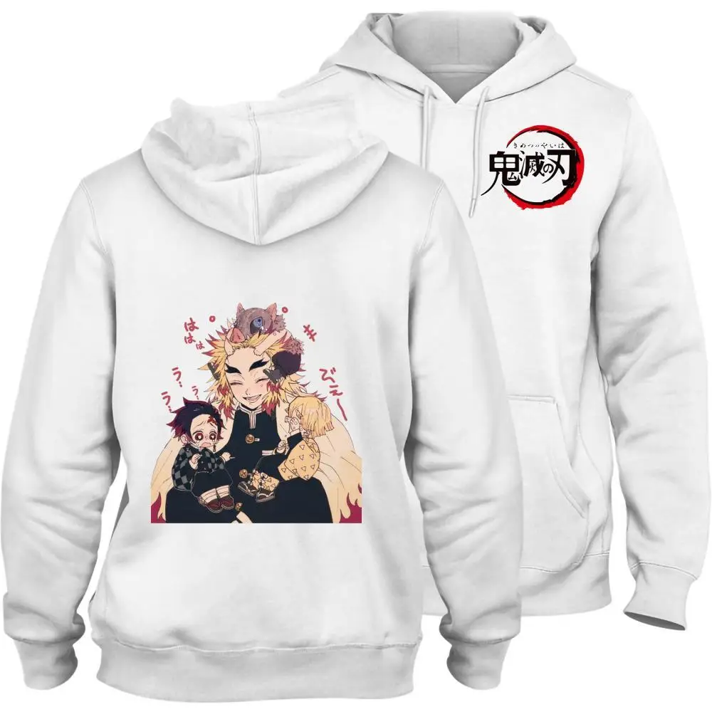 

Demon Slayer Tsuyuri Kanawo Pattern High-Quality 100% Cotton Hoodie With Pocket Fleece Inside Winter Sweatsuit