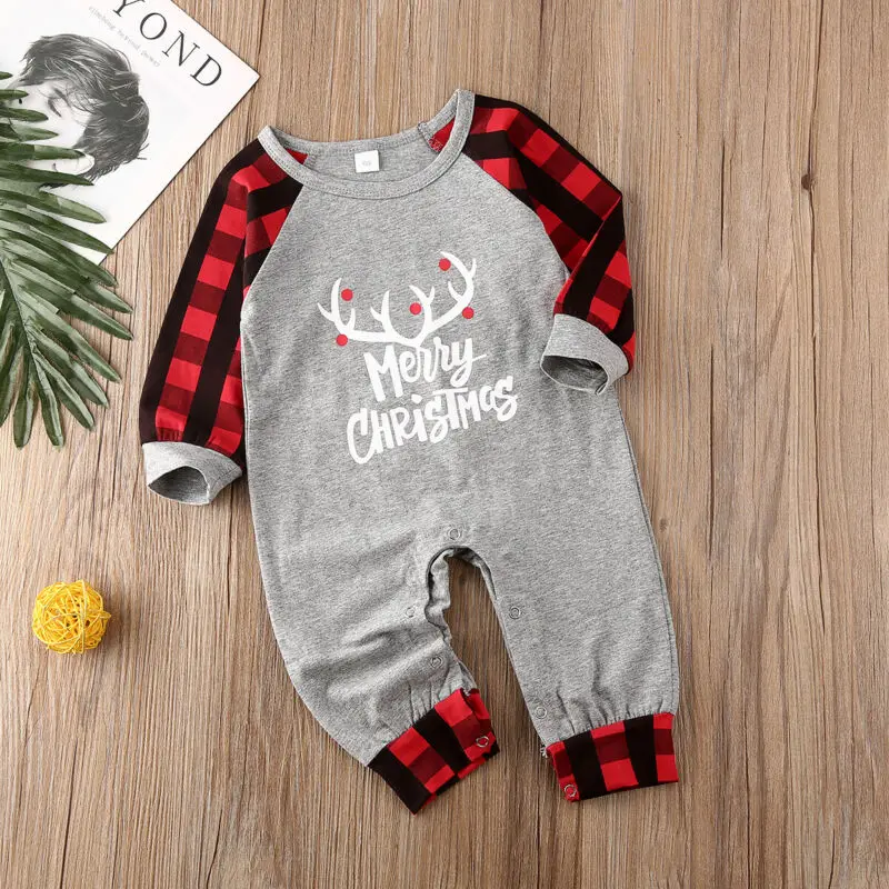 2020 мой 1 й Рождественский комбинезон для новорожденных идеальный подарок девочек