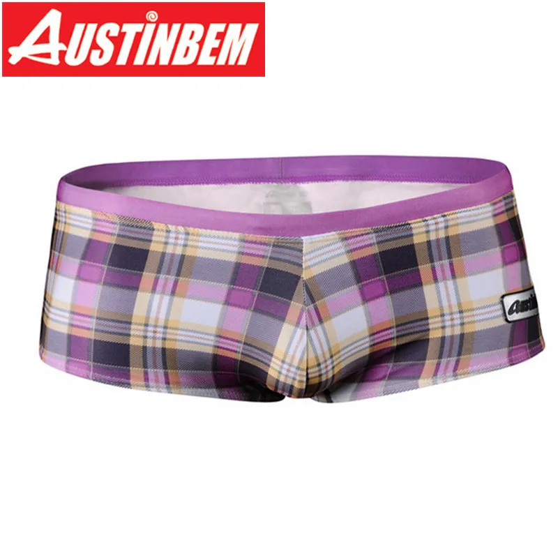 Купальные костюмы AUSTINBEM, купальные костюмы для мужчин, Maillot De Bain Homme, сексуальные, с низкой талией, сетчатые мужские плавки для пляжа, купальный костюм с шортами