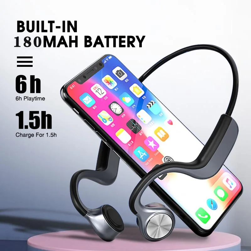 E9 Bluetooth наушники с костной проводимостью спортивные наушники беспроводные наушники с шумоподавлением микрофоном IPX5 водонепроницаемые наушники