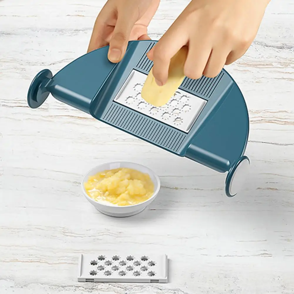 

Vegetable Slicer Cutter Set 11 In 1 Multifuntional Adjustable Julienne Slicer With Drain Basket Cheese Shredder Grater Set