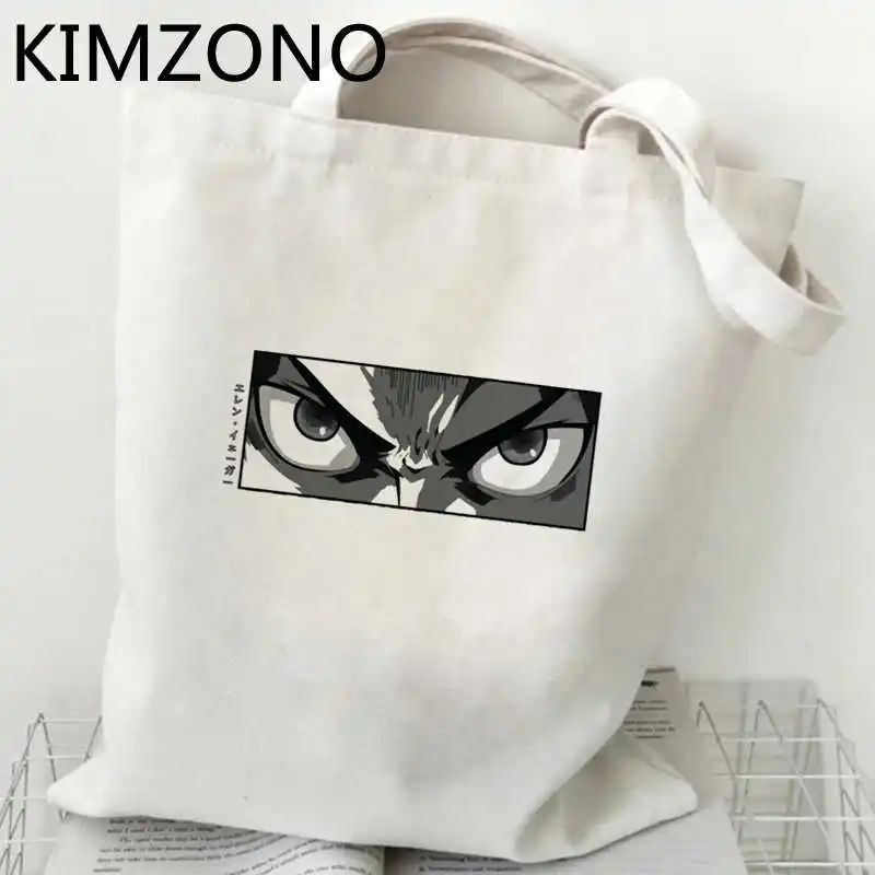 

Attack on Titan shopping bag grocery bolsas de tela eco canvas bolso bag reusable foldable cloth sac cabas sac tissu