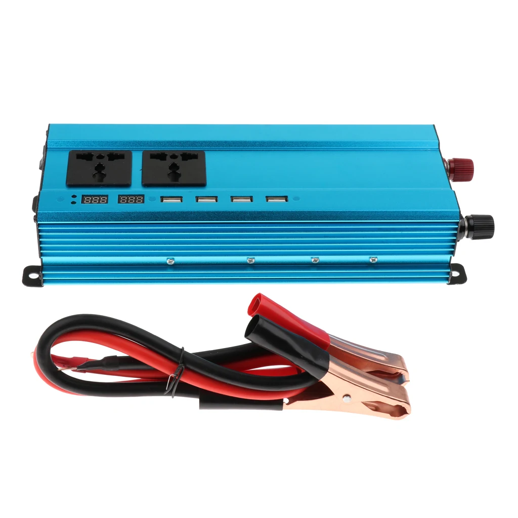 2500W инвертор DC12V к AC 220V пик 5000W автомобильный преобразователь с 4 usb портом