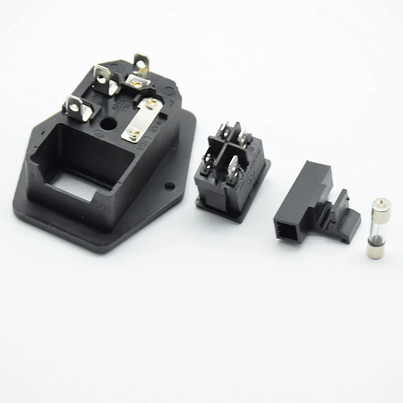 1 шт. клавишный выключатель питания IEC 3 Pin 320 C14 Входная мощность стандартный