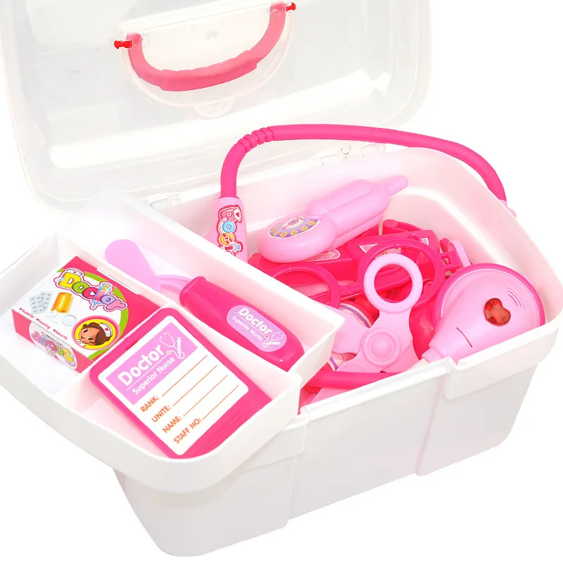 

Children's Play Toys Simulation Medicine Box Injection Echometer Toys Medical Equipment Toys