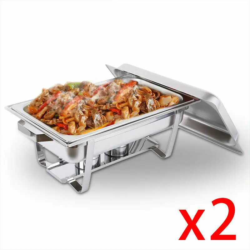 2 шт. нержавеющая сталь жестяная тарелка Серверная крышка горячий горшок