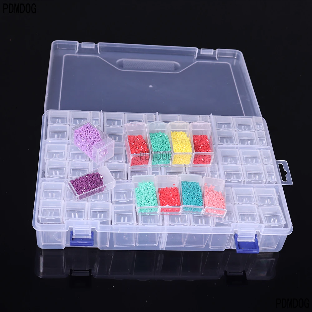 

Ящик для хранения с вышивкой, 56/68 отделений