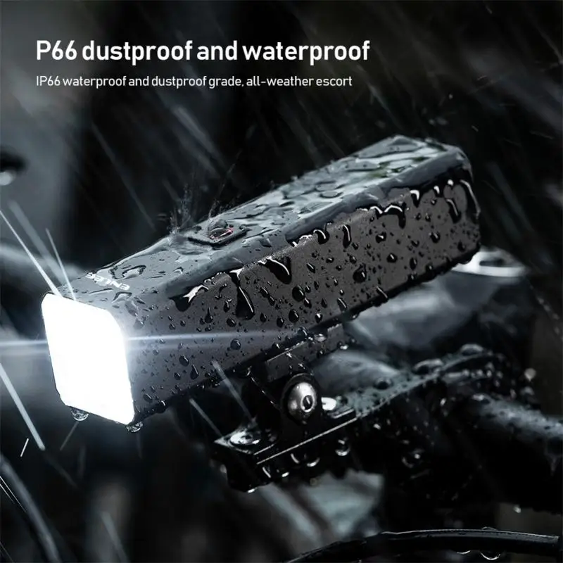 

New USB Rechargeable Bike Light MTB Bicycle Front Light Bike Flashlight Bicycle Lantern Waterproof Rainproof Mountain Road