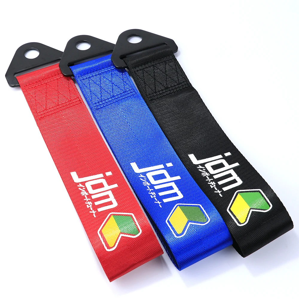 JDM Emblem High Strength Nylon Tow Strap Towing Rope Belt For Honda TOYOTA NISSAN RALLIART Subaru | Автомобили и мотоциклы