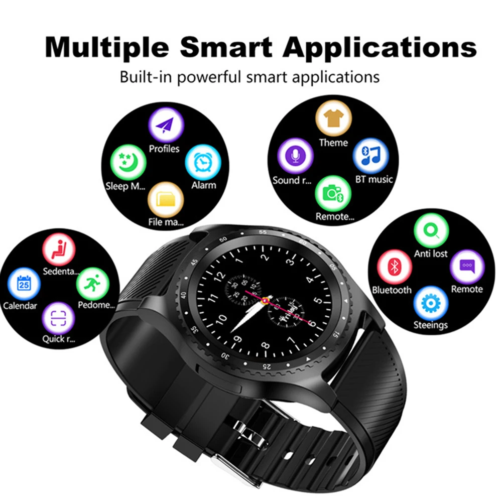 L9 Smart Watch Bluetooth Sleep Monitor Sport Watches for Men Women Smartwatch With Camera SIM Card Slot For Android Phone | Электроника
