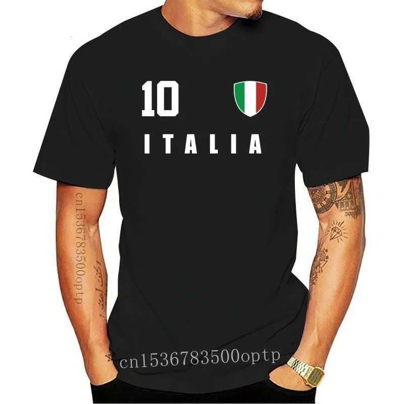 

New Hot sale Summer Style Italy T-shirt Jersey Style Number ALL 10 Funny Tee shirt4xl5xl