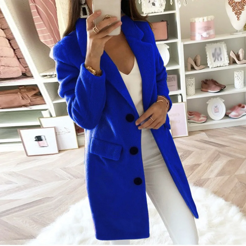 

Women Coats Spring Autumn Fashion Warm Teddy Bear Long Coats Ladies Faux Fur Fleece Jacket Outwear Clothes Female Ladies New