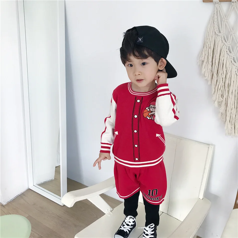 Tonytaobaby/детская одежда на осень и зиму; спортивный баскетбольный свитер; костюм для мальчиков; осенняя одежда для девочек