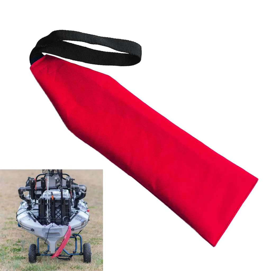 Красный каяк Флаг Безопасности каноэ 4 3x14 ''буксировочные флаги с ремнем