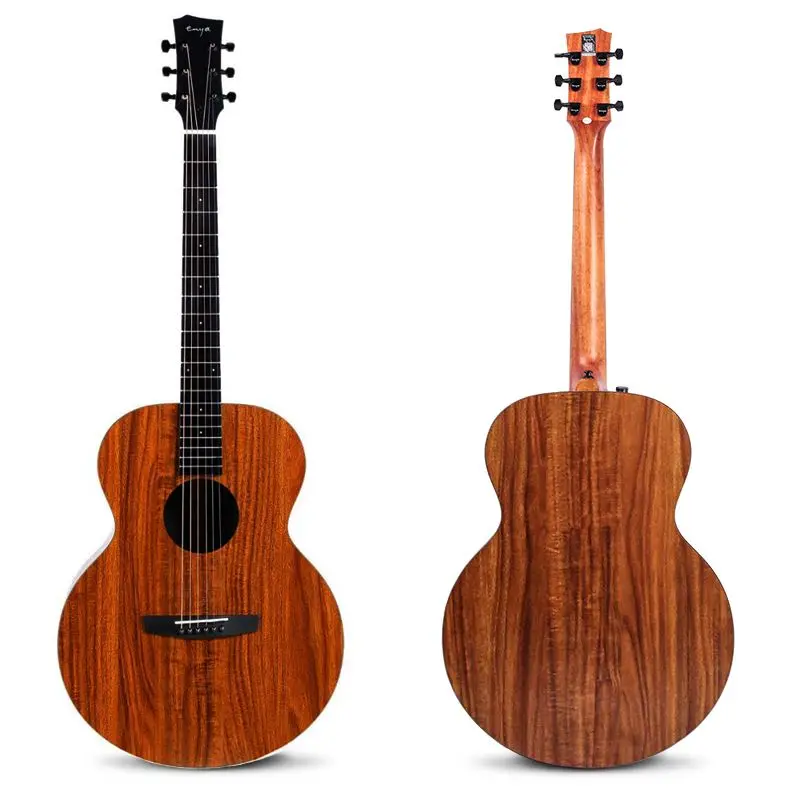 Enya EA-X1 41 Inch KOA-Patterned HPL Wood Full Board Guitarra Acoustic Guitar For Musical Instruments Lover Gift | Спорт и