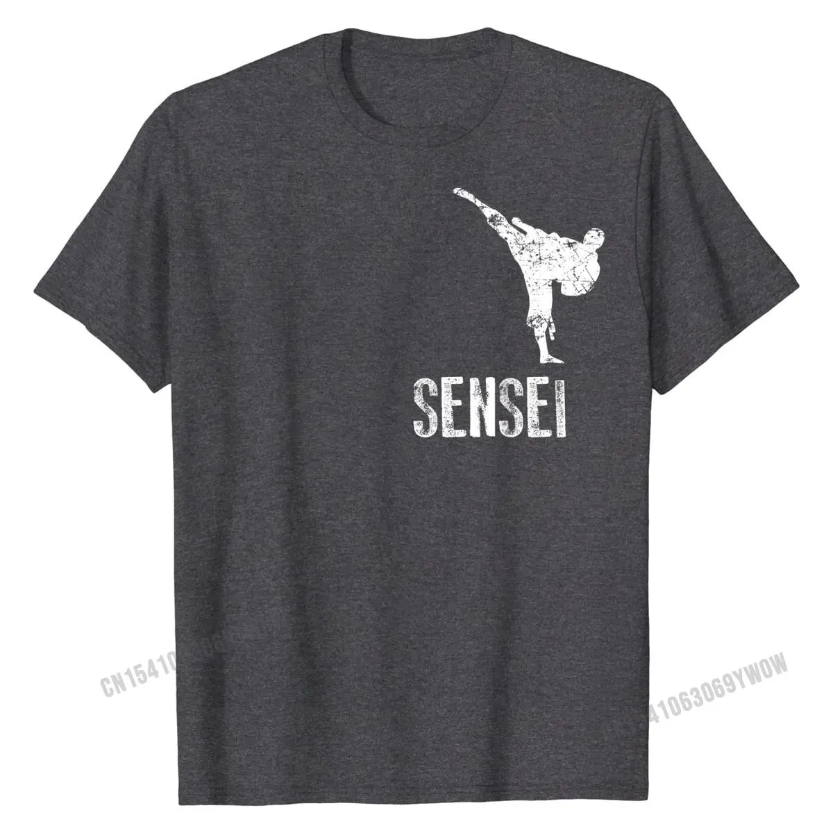 Каратэ рубашка сенсей крутые Единоборства подарок вечерние печатных футболки