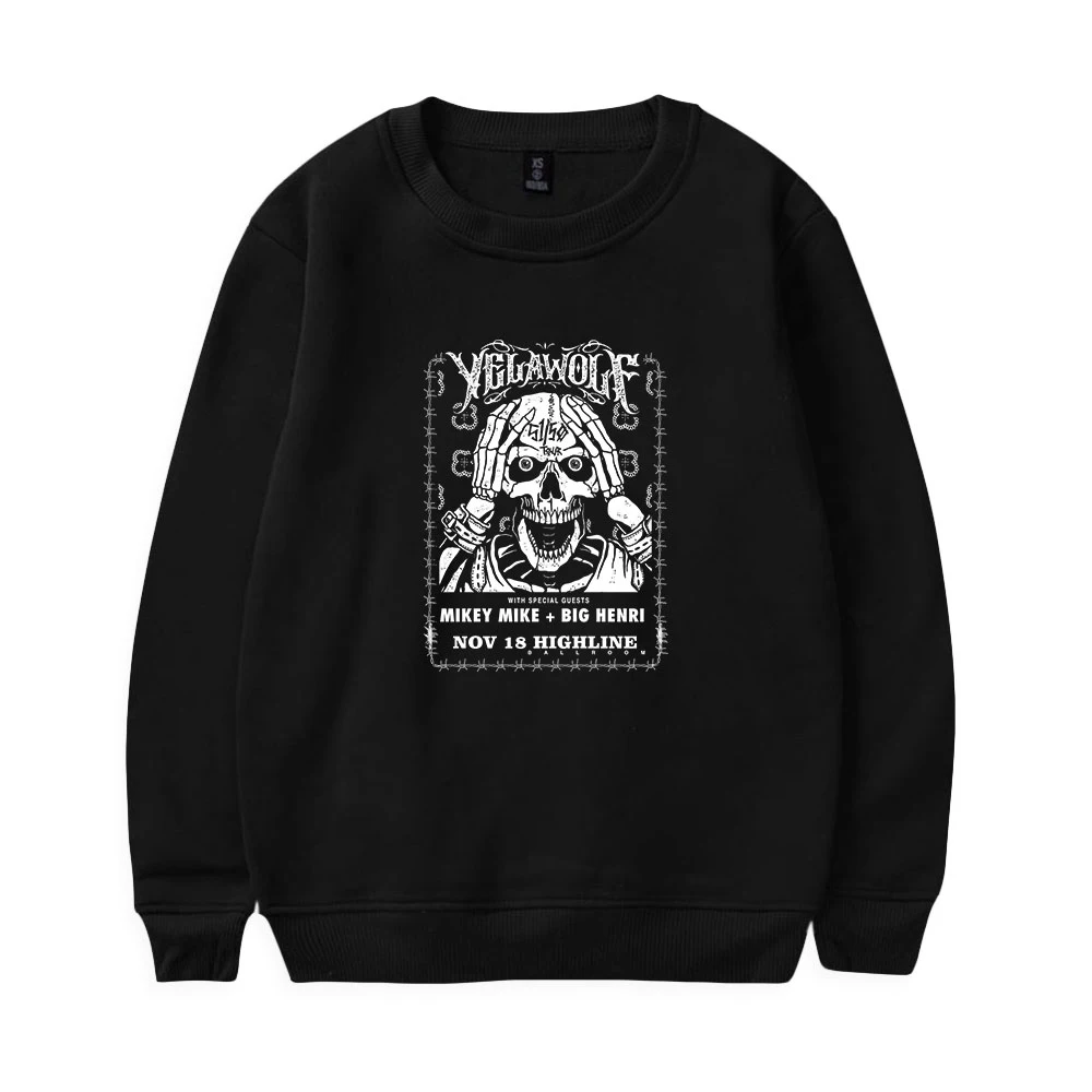 Свитшот Yelawolf с круглым вырезом для мужчин и женщин, свитшоты с длинным рукавом, лидер продаж, Повседневная Уличная одежда