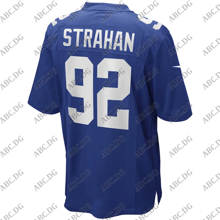 

Men Women Kid Youth New York Michael Strahan Royal Game Retired Player Jersey