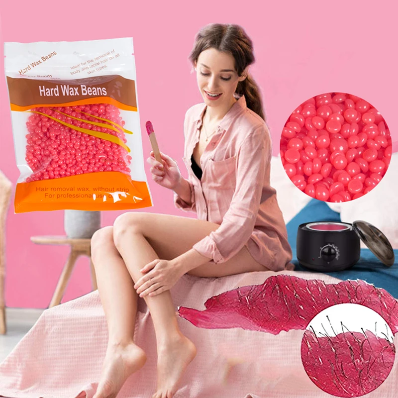 Mini Electric Hair Removal Wax-Melt Machine Heater Wax Beans 10pcs Wood Stickers Sets Waxing Kit Cera Depilatori | Бытовая техника