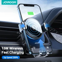 Car Phone Holder 15W Fast Wireless Charger For iPhone Pro Max Xiaomi Huawei Samsung S10 Fast Charging Mobile Phone Holder