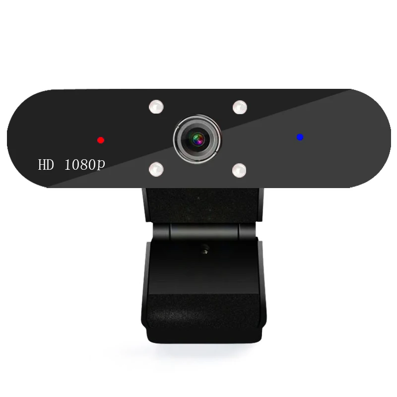 

HD 1080P Webcam Mini Computer PC WebCamera with Microphone Rotatable Cameras for Live Broadcast Video Calling Conference