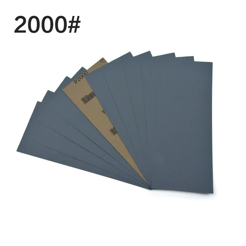 48 шт./компл. влажная наждачная бумага для полировки древесных пластмасс 320 ~ 100000