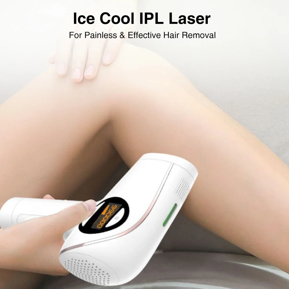 

Аппарат для лазерного удаления волос IPL, 999999 вспышек, безболезненный электрический эпилятор для перманентного охлаждения, лазер для тела и ...