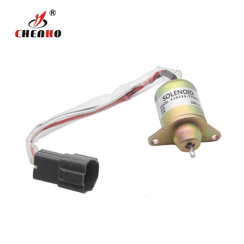 

Engine Fuel Shut Off Stop Solenoid Valve 12V 119233-77932 119233-77931 1503ES-12S5SUC12S For John Deere Tractor Yanmar