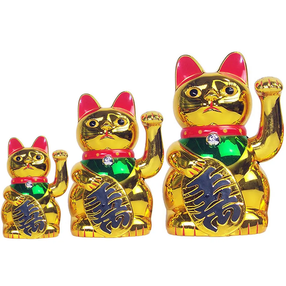 Китайский талисман Maneki Neko Beckoning развевающиеся счастливые кошки рисунок