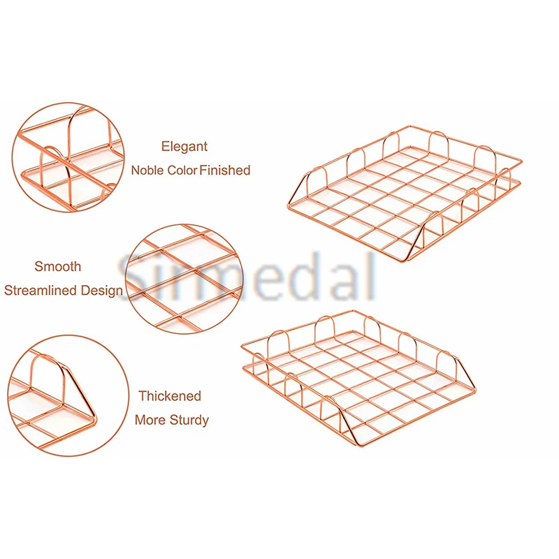 Настольный органайзер набор из 5 предметов держатель для карандашей с золотыми